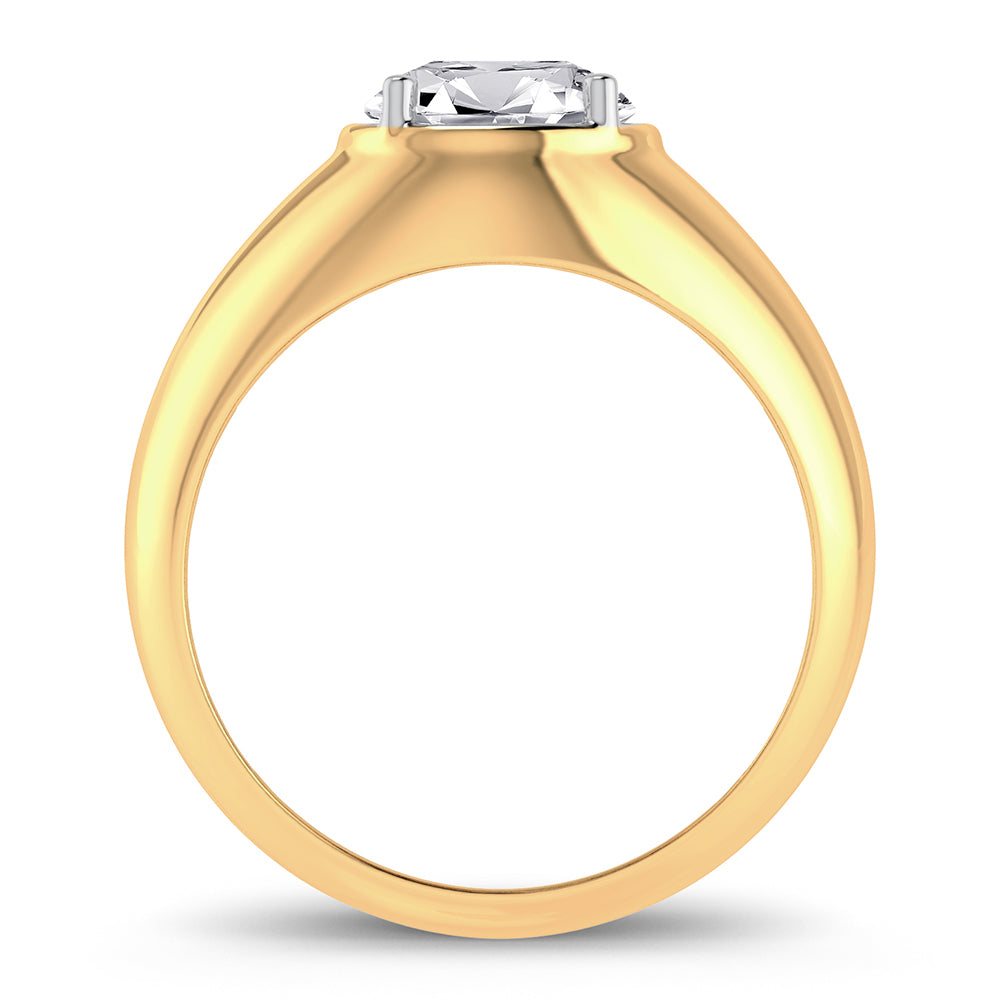 14K 2.00CT Certified Lab Grown Mens Ring 66325