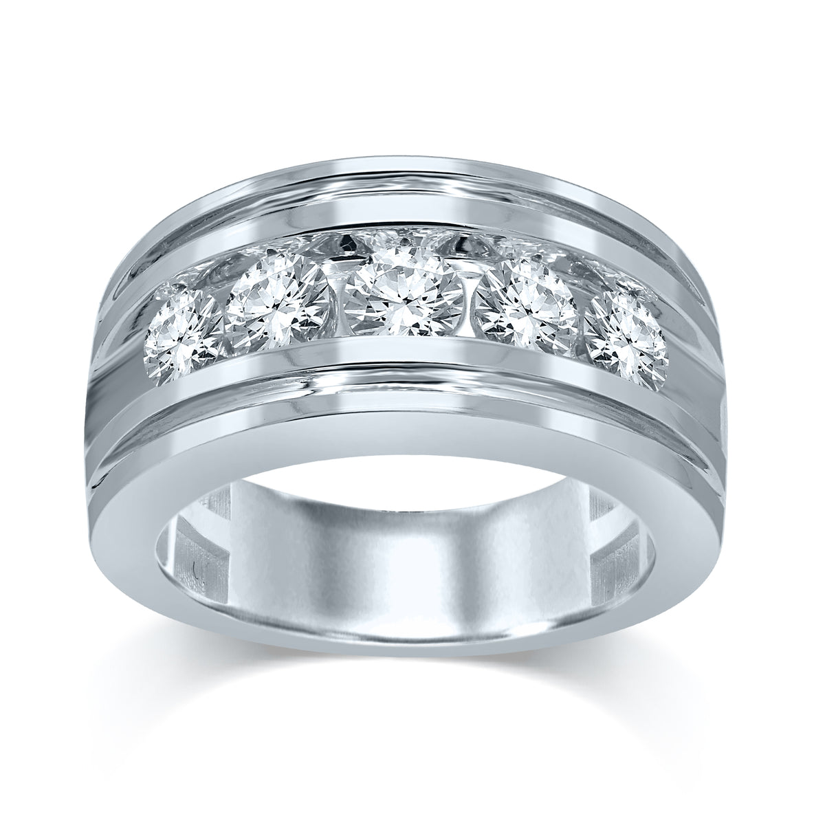14K 2.00CT Certified Lab Grown Mens Ring 66464