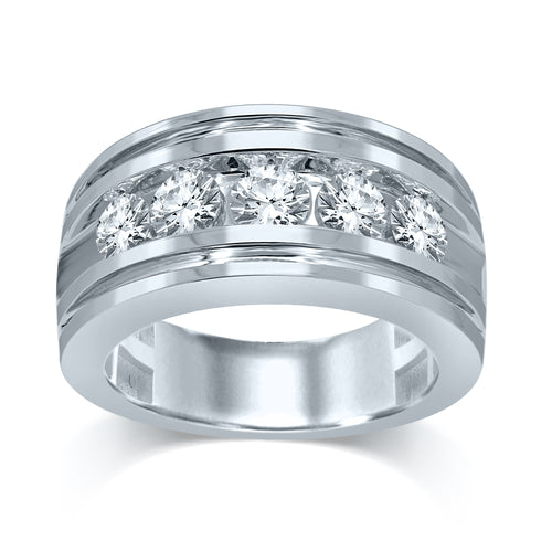 14K 2.00CT Certified Lab Grown Mens Ring 66464