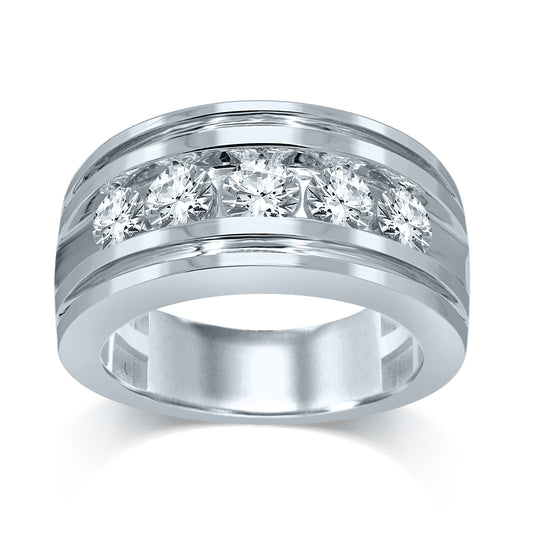 14K 2.00CT Certified Lab Grown Mens Ring 66464