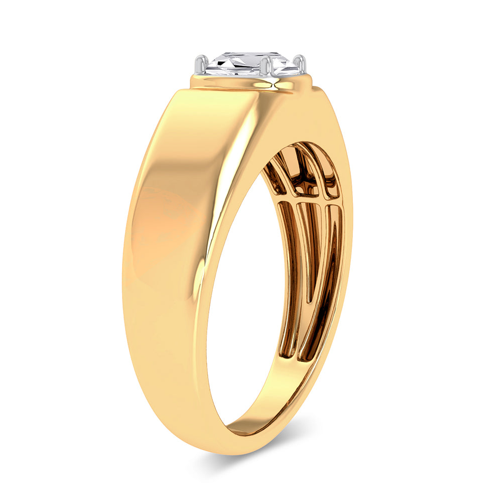 14K 1.00CT Lab Grown Diamond Mens Ring 66471