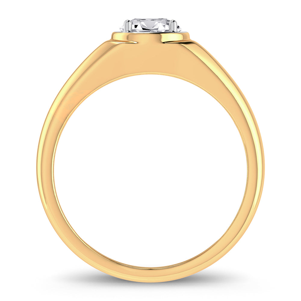 14K 1.00CT Lab Grown Diamond Mens Ring 66471