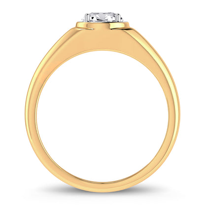 14K 1.00CT Lab Grown Diamond Mens Ring 66471