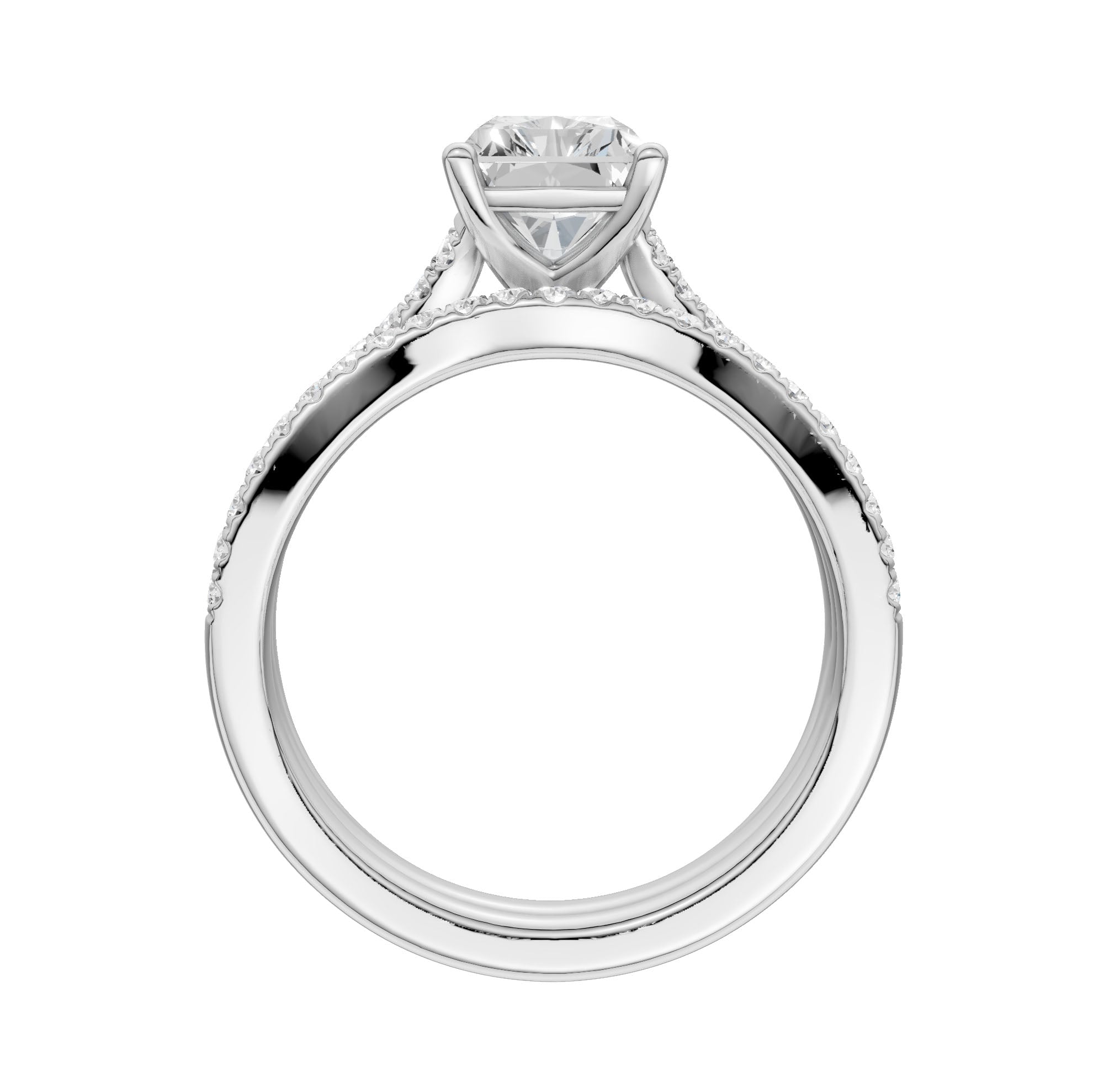 14K 2.40CT Lab Grown Diamond Bridal Set 66494