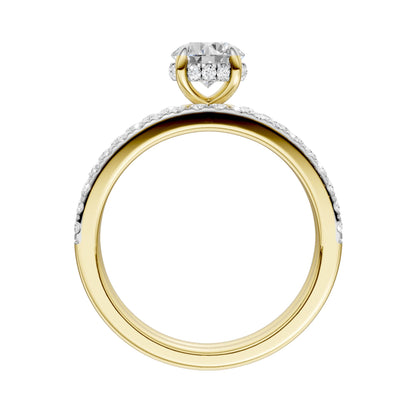 14K 1.50 CT Lab Grown Diamond Bridal Set 66504