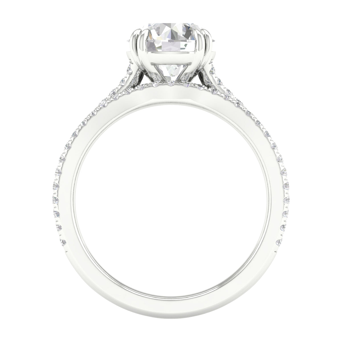 Certified Lab Grown 14K 2.50CT Diamond Bridal Set 66511