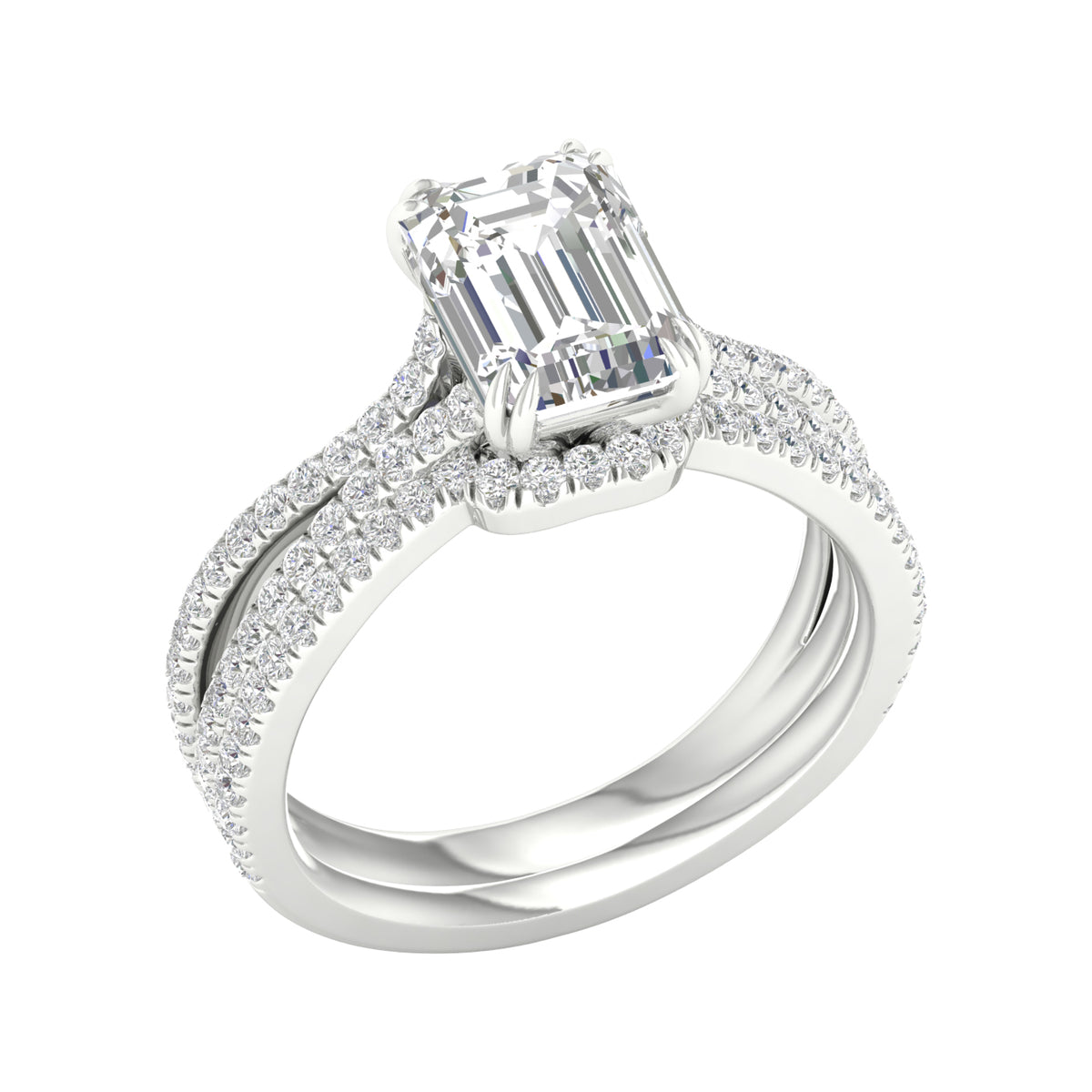 14K 1.81CT Certified Lab Grown Diamond Bridal 66513