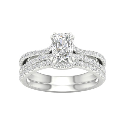 14K 1.50CT Lab Grown Diamond Bridal Set 66515