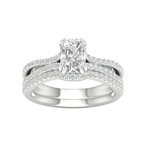 14K 1.50CT Lab Grown Diamond Bridal Set 66515