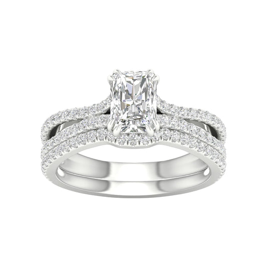 14K 1.50CT Lab Grown Diamond Bridal Set 66515