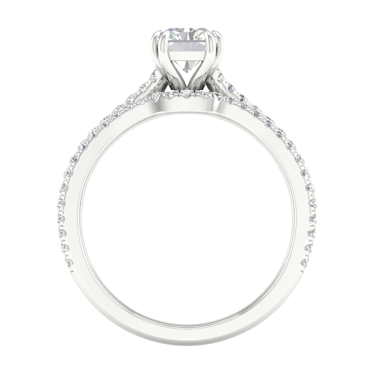 14K 1.50CT Lab Grown Diamond Bridal Set 66515