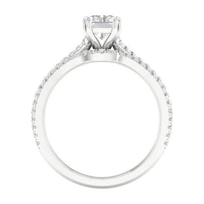 14K 1.50CT Lab Grown Diamond Bridal Set 66515