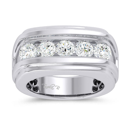 14K 2.00CT Certified Lab Grown Mens Ring 66534