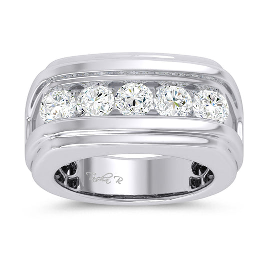 14K 2.00CT Certified Lab Grown Mens Ring 66534