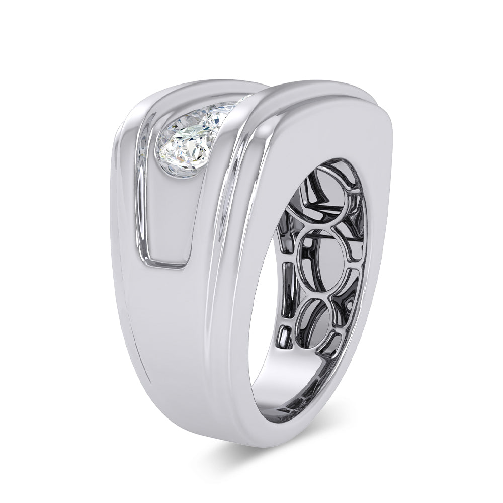 14K 2.00CT Certified Lab Grown Mens Ring 66534