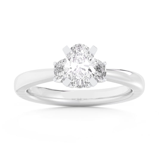 14K 3.51CT Lab Grown Enagement Ring 66629