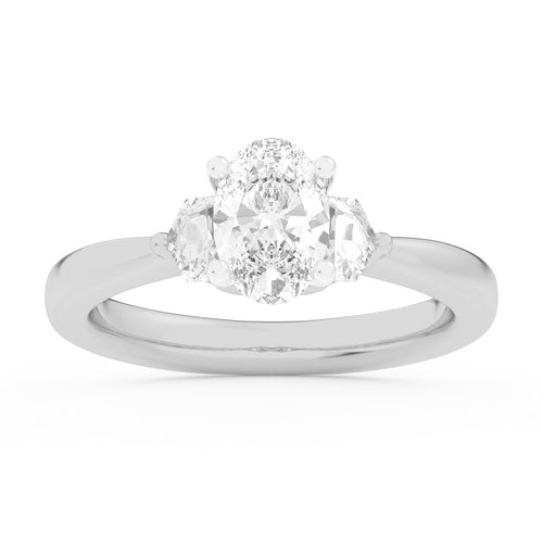 14K 3.57CT Lab Grown Engagement Ring 66645