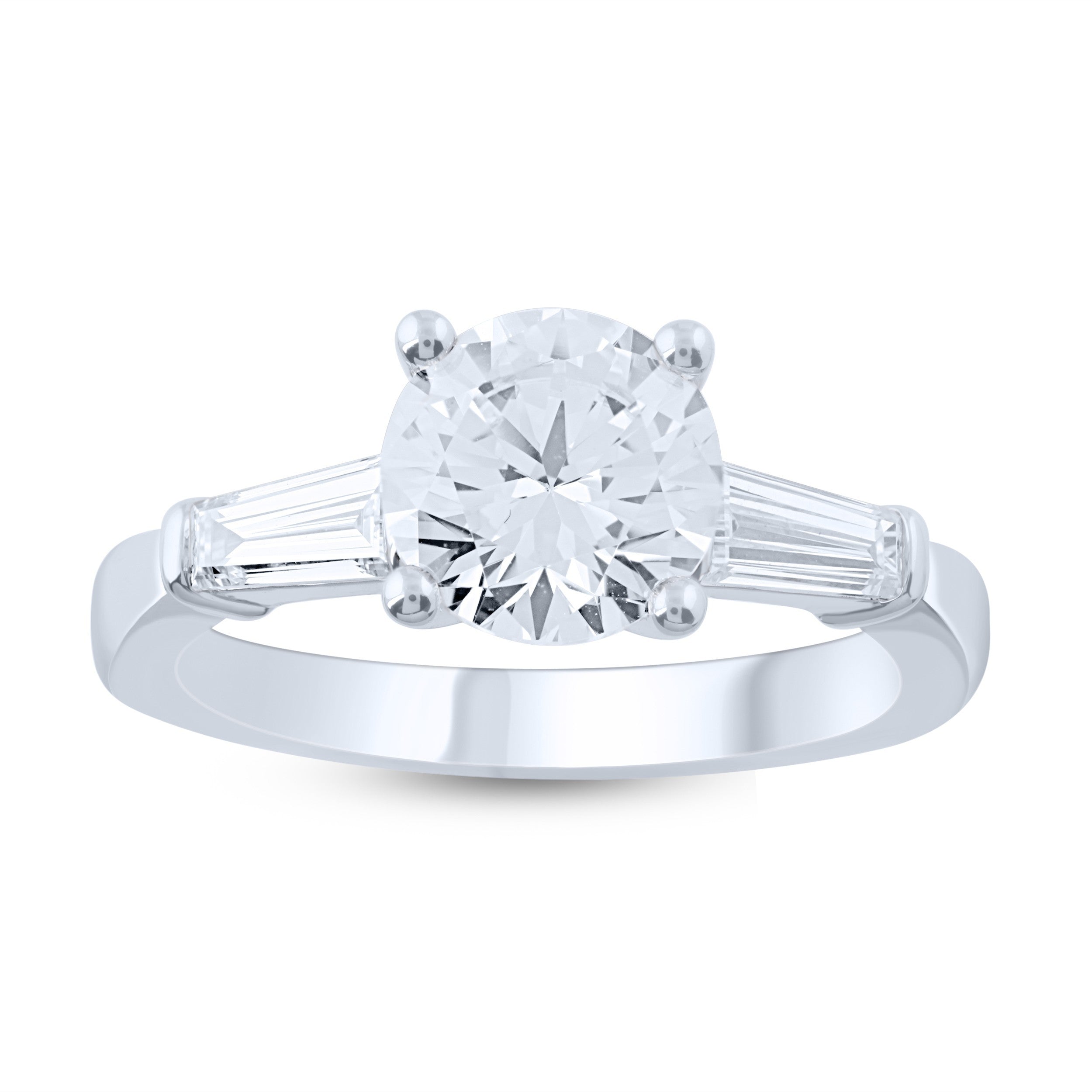 14K 2.50CT Lab Grown Engagement Ring 66666