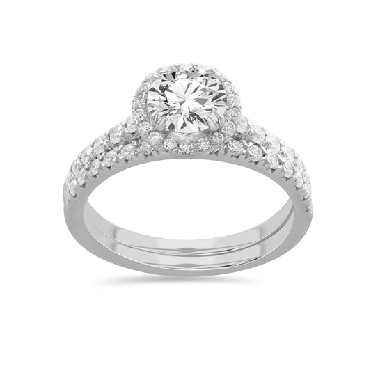 14K 1.75CT Lab Grown Diamond Bridal Set 66712
