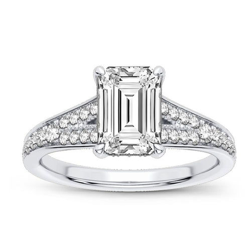 14K 2.36CT Lab Grown Bridal Set 66724