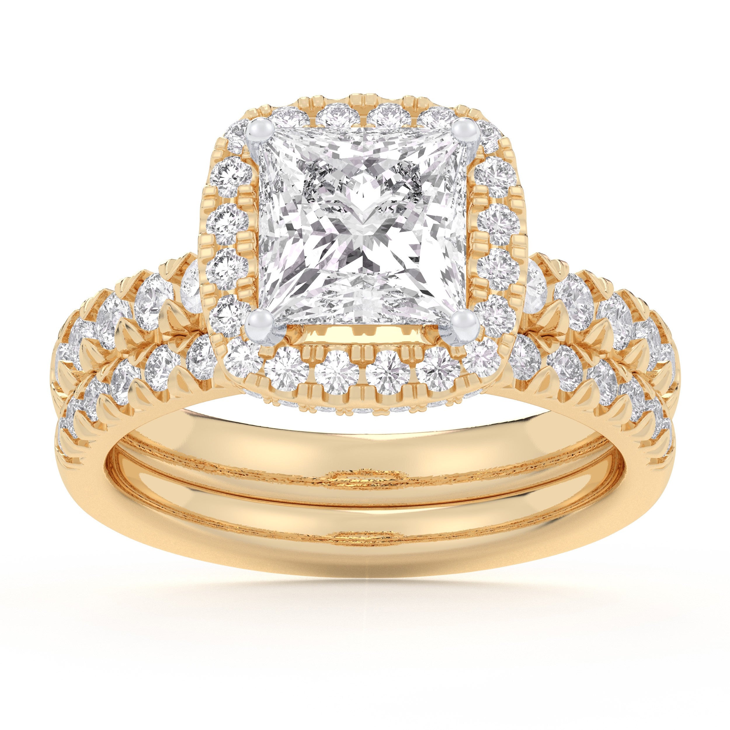 14K 1.62CT Certified Lab Grown Diamond Bridal 66730