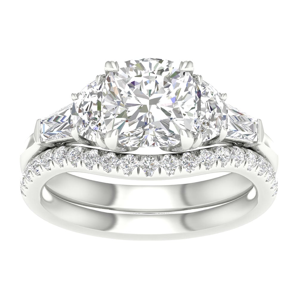 14K 2.93CT Lab Grown Engagement Ring 66732