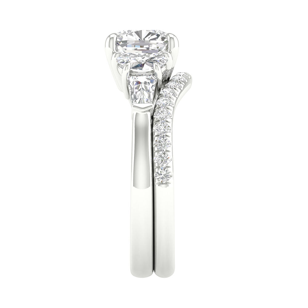 14K 2.93CT Lab Grown Engagement Ring 66732