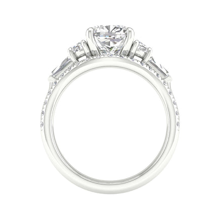 14K 2.93CT Lab Grown Engagement Ring 66732