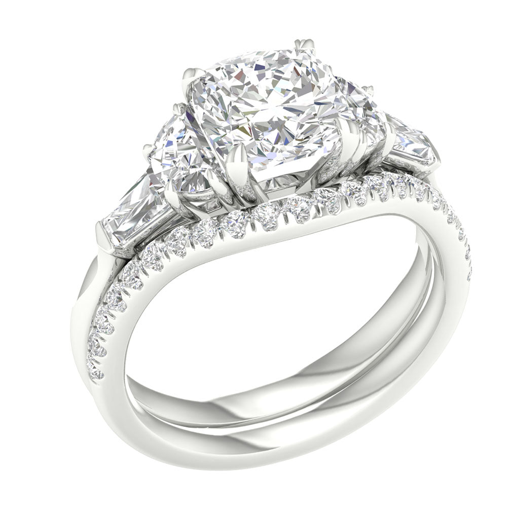 14K 2.93CT Lab Grown Engagement Ring 66732