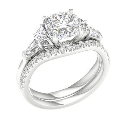 14K 2.93CT Lab Grown Engagement Ring 66732