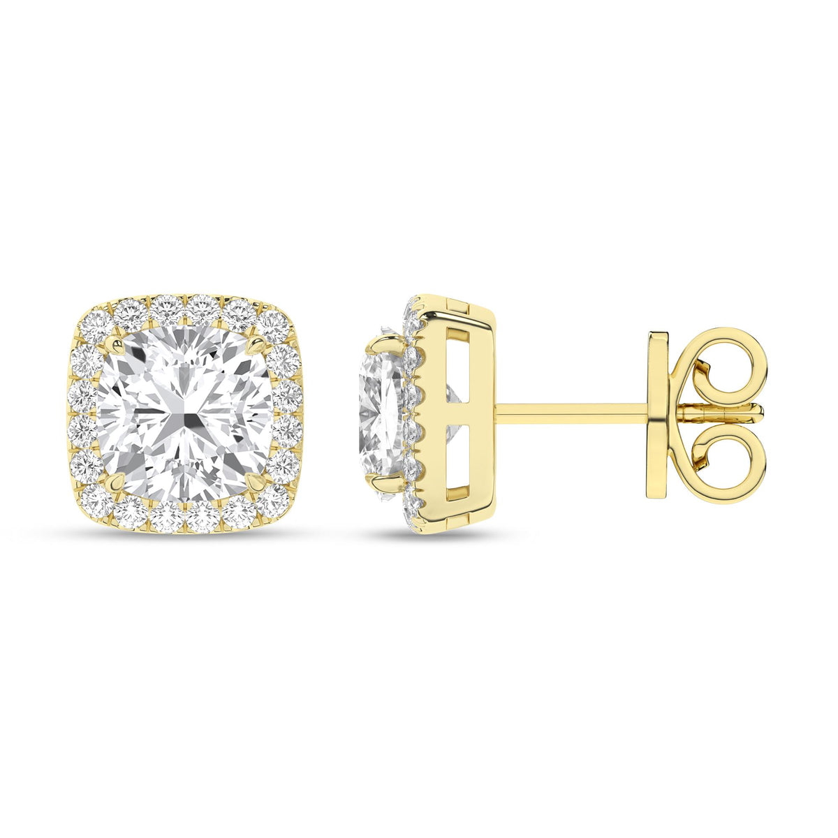 14K 2.25ct Certified Lab Grown Diamond Earrings 66769