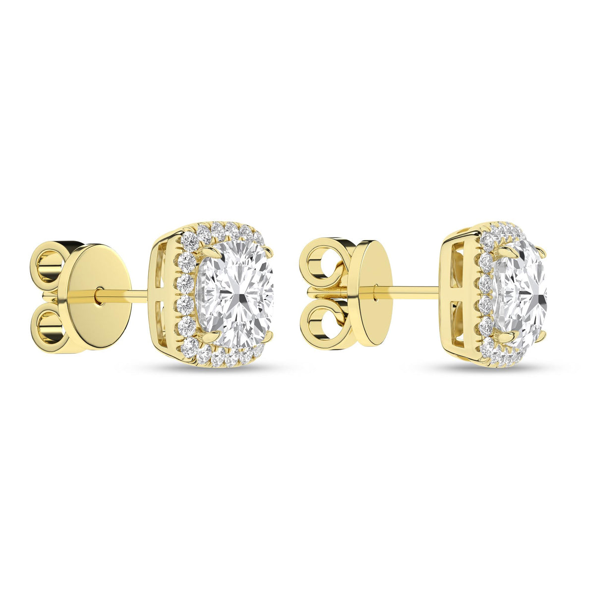 14K 2.25ct Certified Lab Grown Diamond Earrings 66769