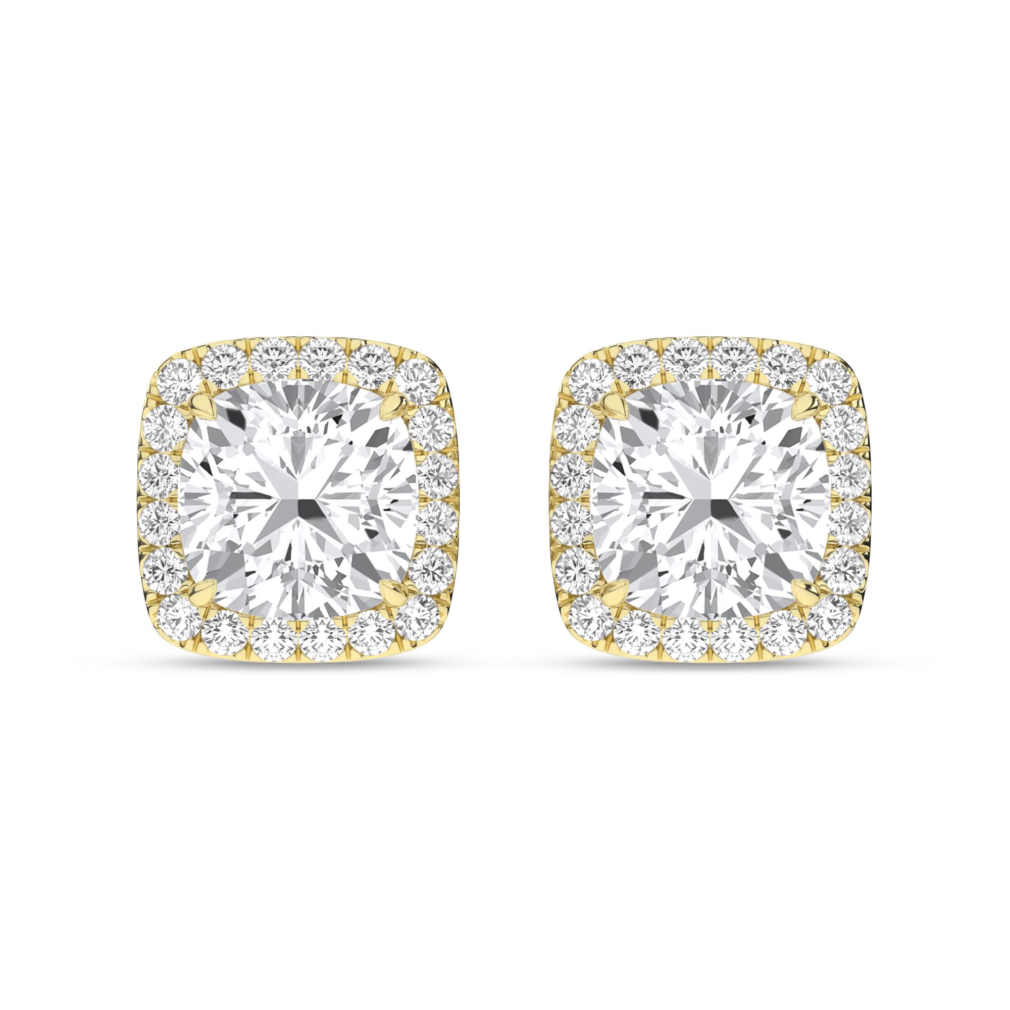 14K 2.25ct Certified Lab Grown Diamond Earrings 66769