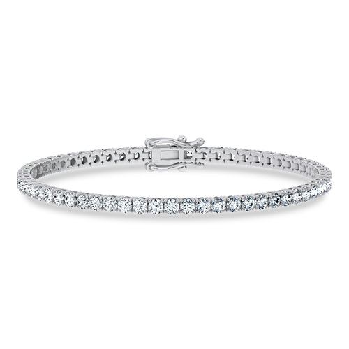 14K 4.98CT Certified Lab Grown Tennis Bracelet 66775