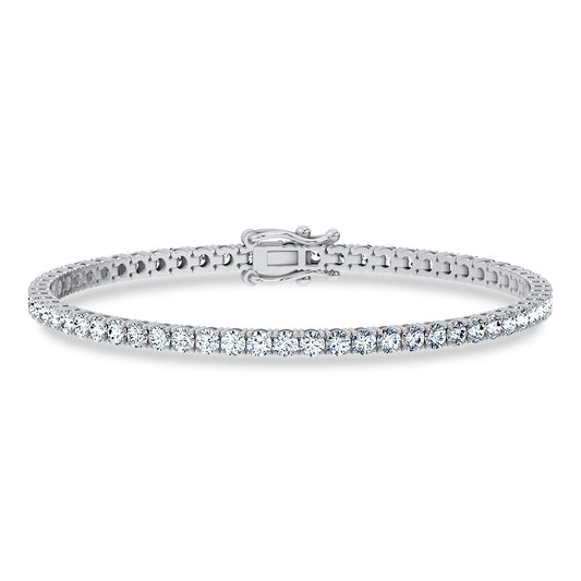 14K 4.98CT Certified Lab Grown Tennis Bracelet 66775