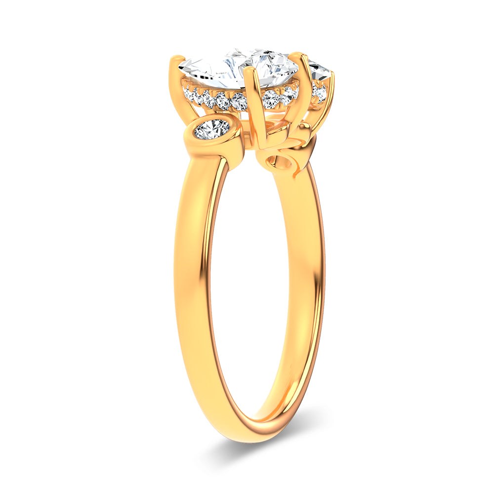14K 0.25CT Certified Lab Grown Ring 70144