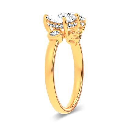 14K 0.25CT Certified Lab Grown Ring 70144