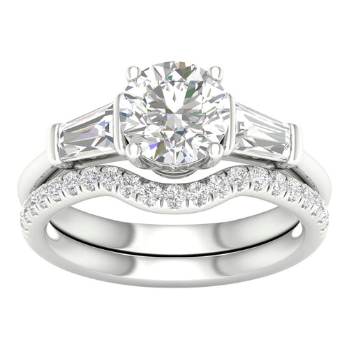 14K 2.15ct Lab Grown Bridal Set 66826