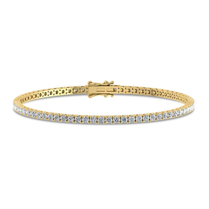 14K 2.98CT Lab Grown DIAMOND BRACELET 66851