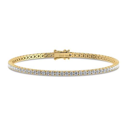 14K 2.98CT Lab Grown DIAMOND BRACELET 66851