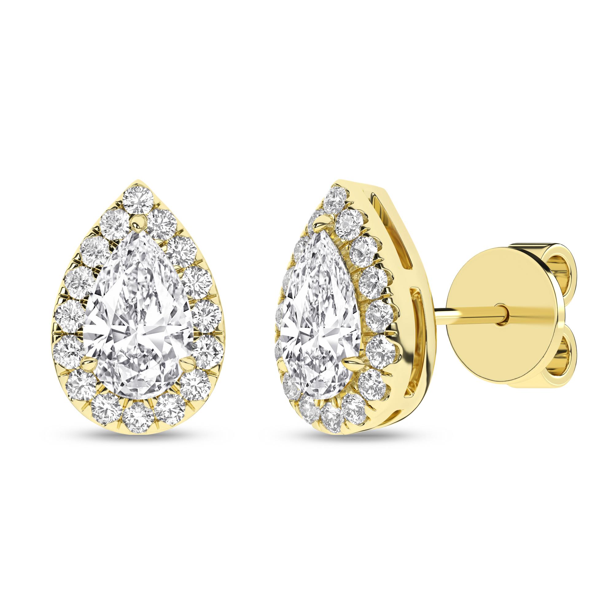 14K 2.25ct Certified Lab Grown Diamond Earrings 66897