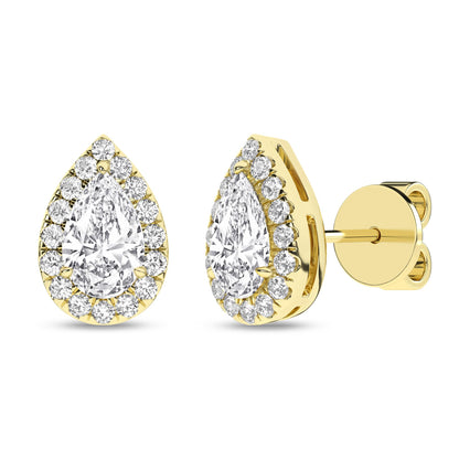 14K 2.25ct Certified Lab Grown Diamond Earrings 66897