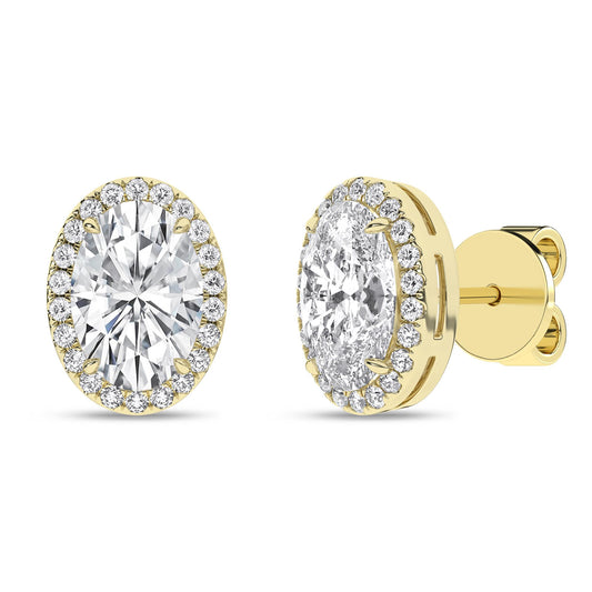 14K 2.25ct Certified Lab Grown Diamond Earrings 66898