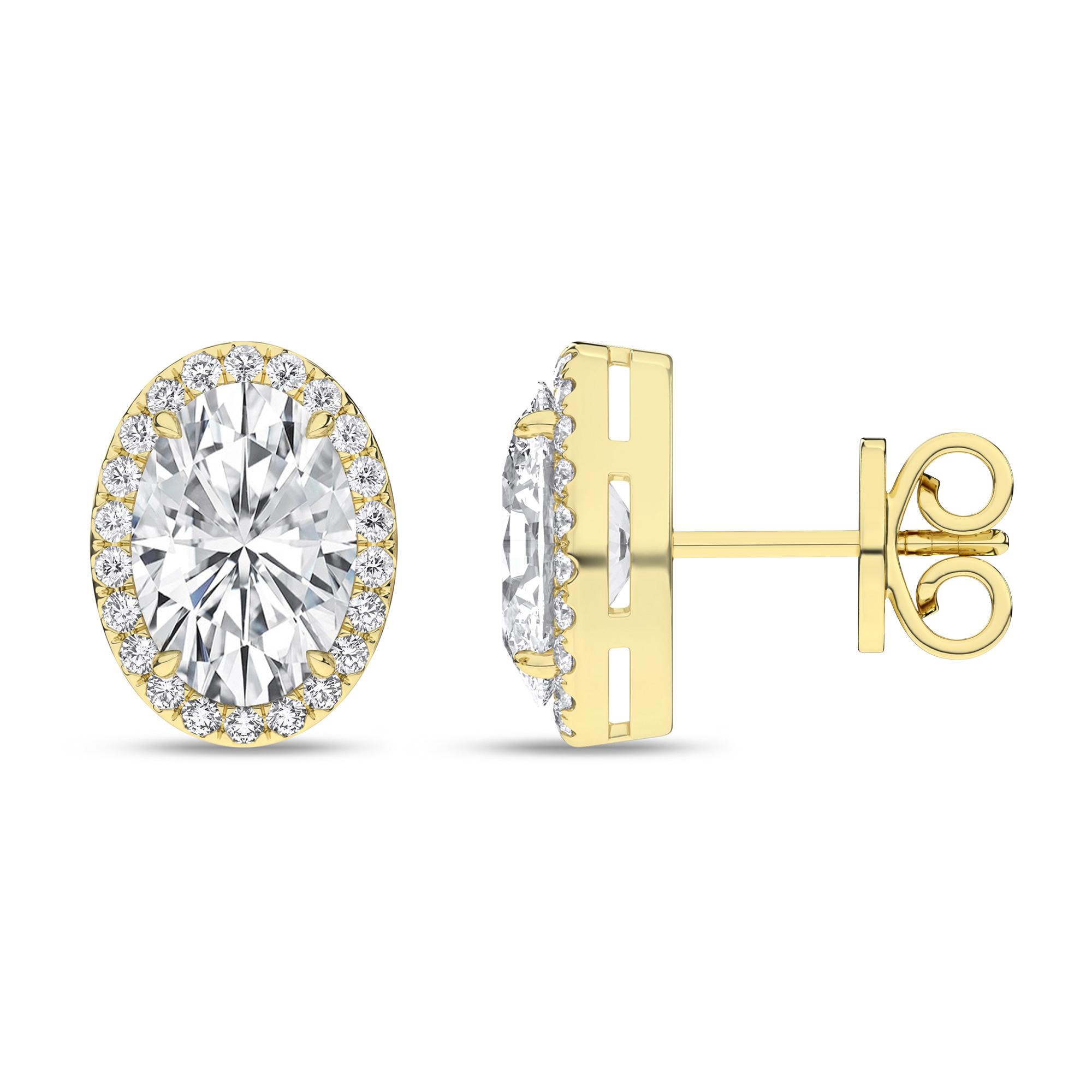 14K 2.25ct Certified Lab Grown Diamond Earrings 66898