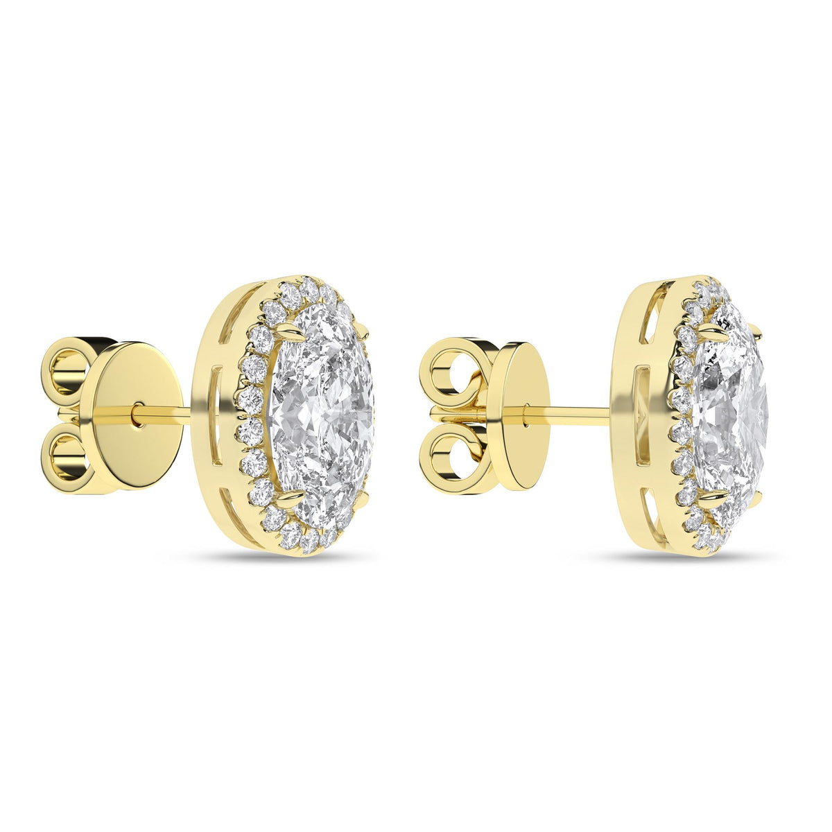 14K 2.25ct Certified Lab Grown Diamond Earrings 66898