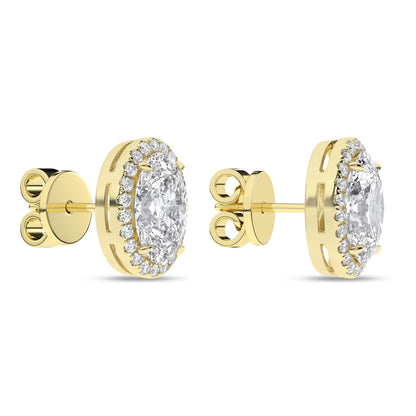 14K 2.25ct Certified Lab Grown Diamond Earrings 66898