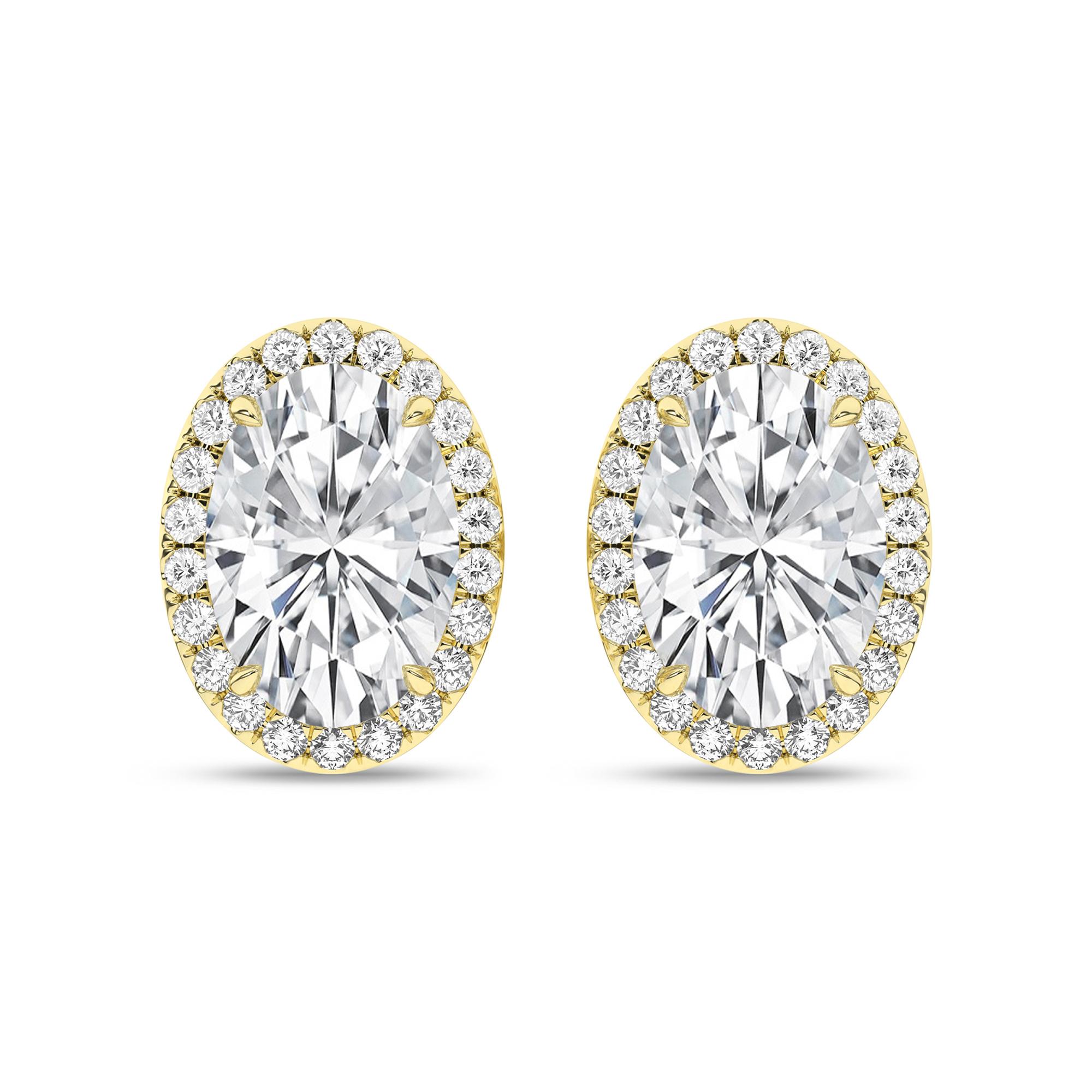 14K 2.25ct Certified Lab Grown Diamond Earrings 66898