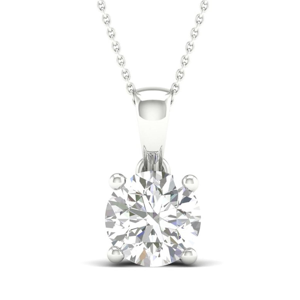 10K 1.00CT Certified Lab Grown Diamond Pendant ( IGI Certified ) 66979