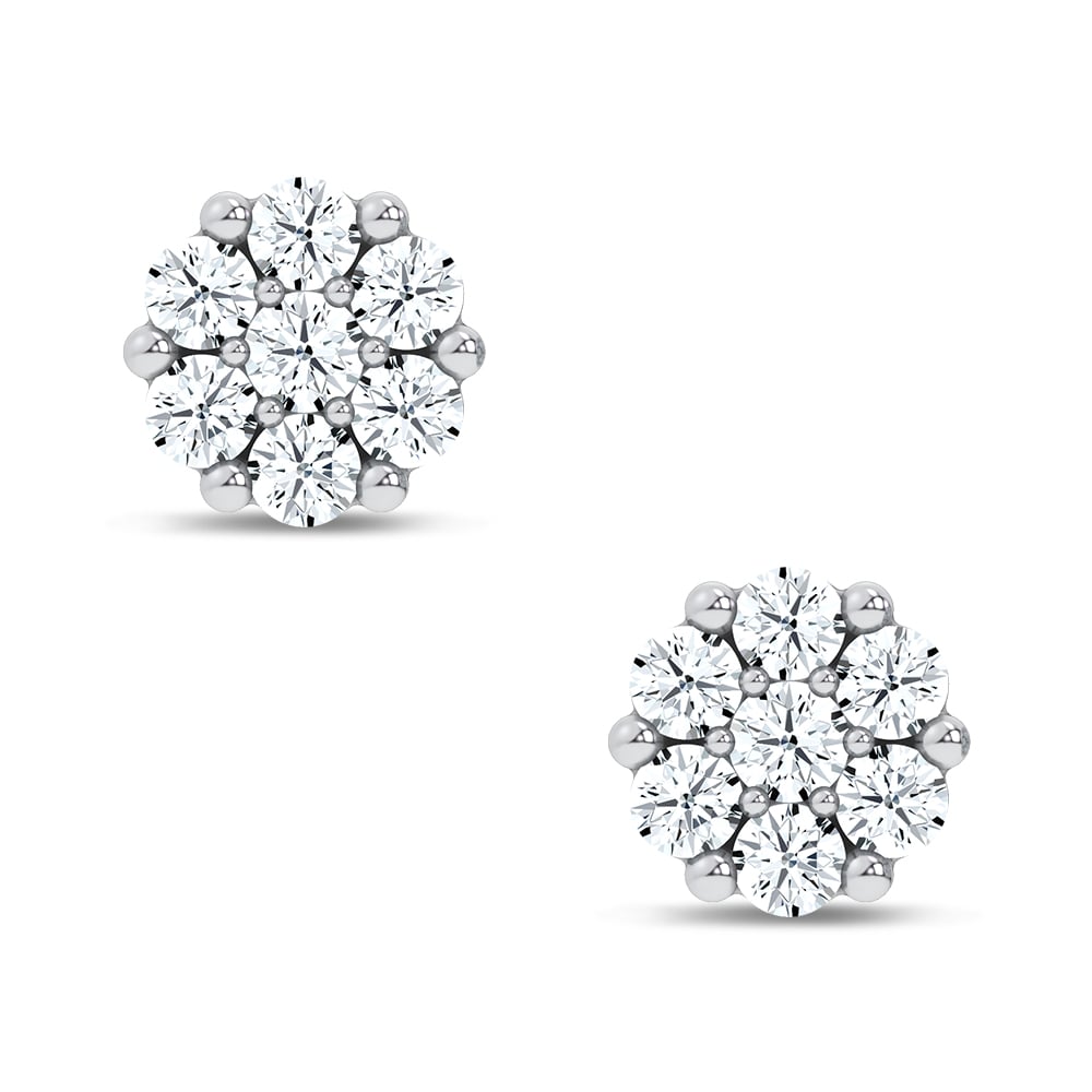 14K 0.69CT Lab Grown DIAMOND EARRING 66983