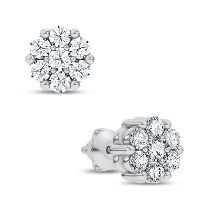 14K 0.69CT Lab Grown DIAMOND EARRING 66983